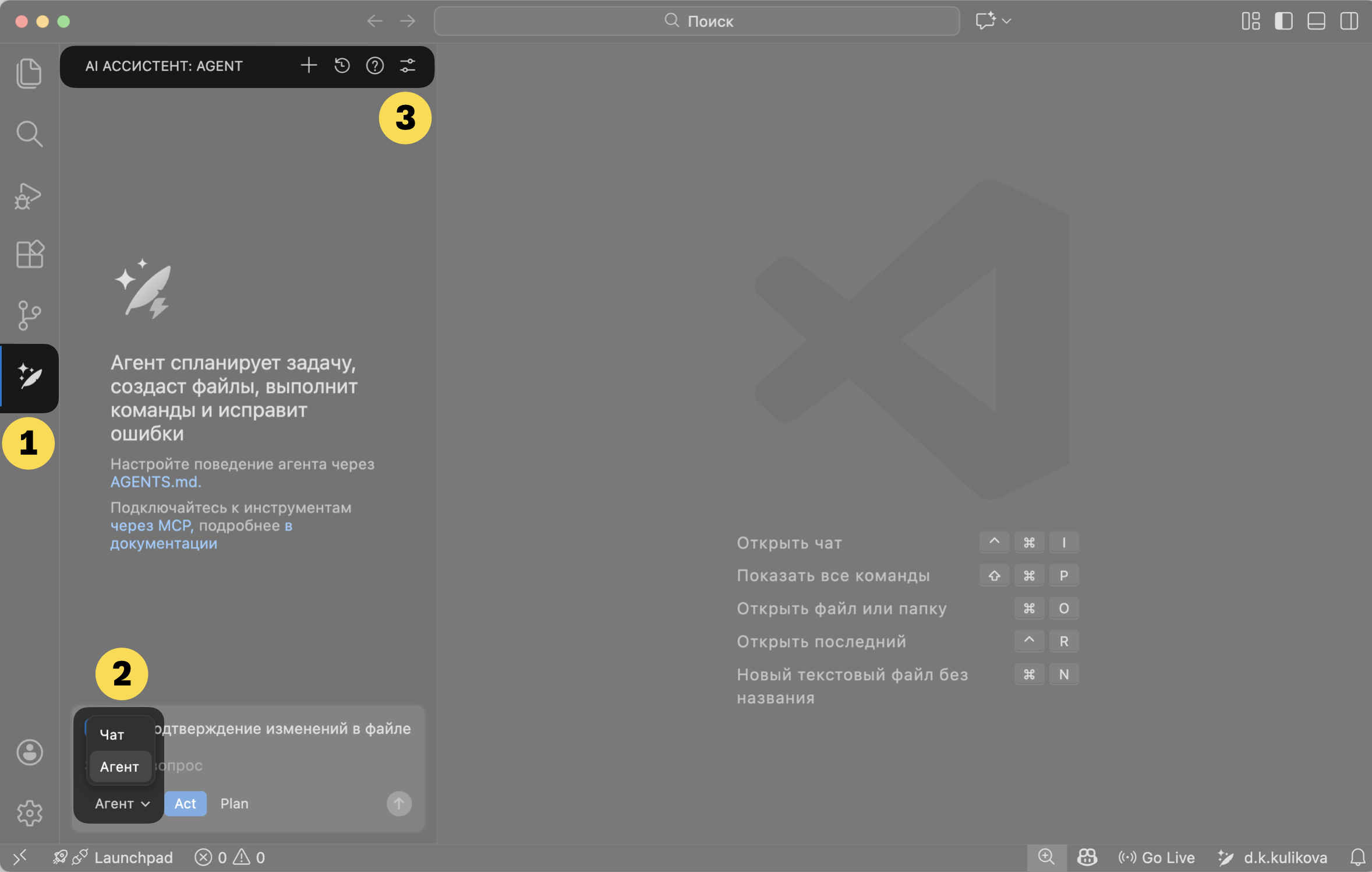Agent Mode Setup